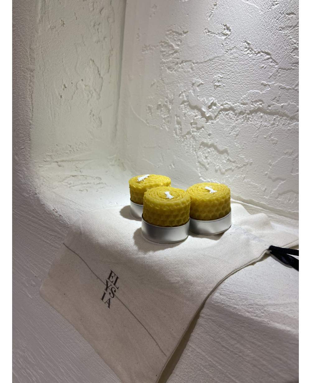 Elysia Honey Light Balmumu Tealight Mum